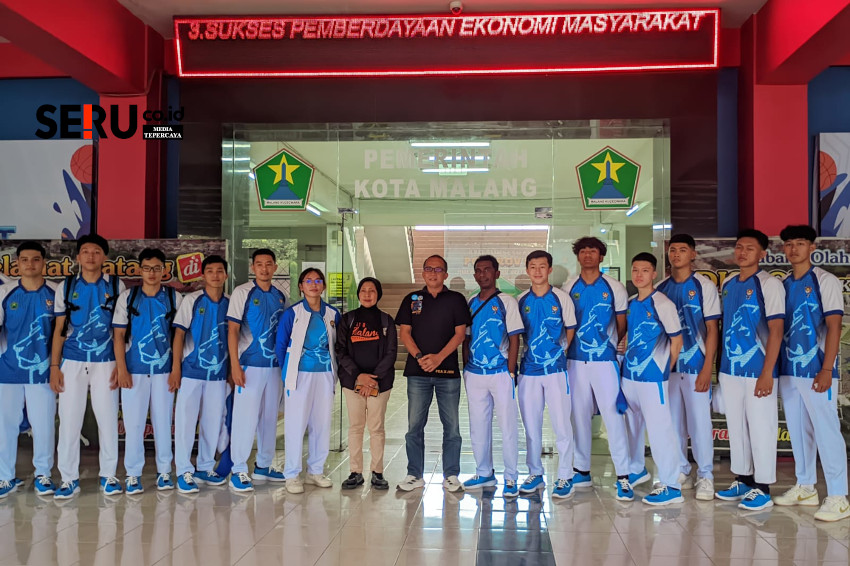 Atlet Basket Kota Malang Siap Tanding Resmi Dilepas Porprov IX Jatim