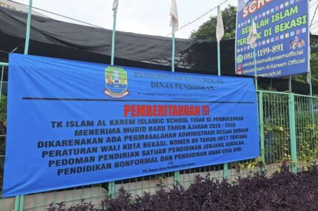 Sekolah Swasta Elite di Bekasi Disegel Buntut Dugaan Berbagai Pelanggaran Serius