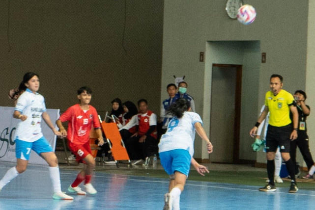 Tim Futsal Putri Kota Batu Batu Telan Kekalahan 2-1 Hadapi Tim Kabupaten Blitar di Porprov IX Jatim 2025