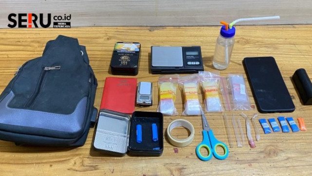 Polisi amankan tersangka beserta barang bukti