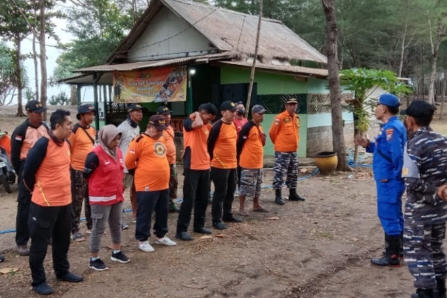 Proses Pencarian Wisatawan Pantai Ungapan Terkendala Cuaca Ekstrem