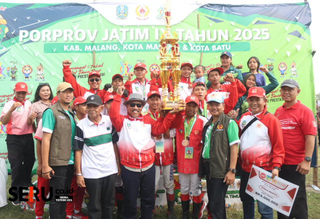 Cabor Berkuda Kabupaten Kediri berhasil keluar sebagai juara umum. (Seru.co.id/mid)
