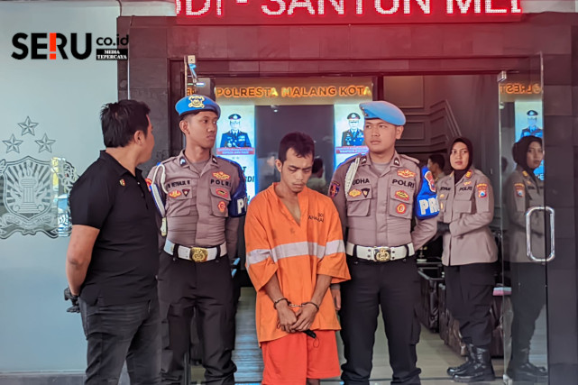 Pelaku pembunuhan wanita di Losmen Windu Kentjono. (Seru.co.id/bas)