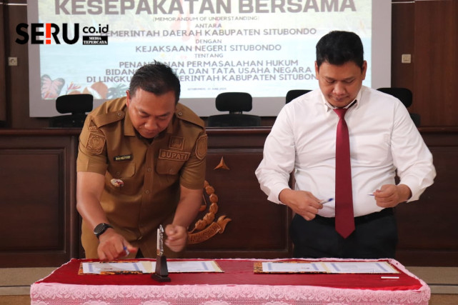 Pemkab Situbondo Bersama Kejari Teken MoU Demi pemerintahan Bersih dan Berwibawa