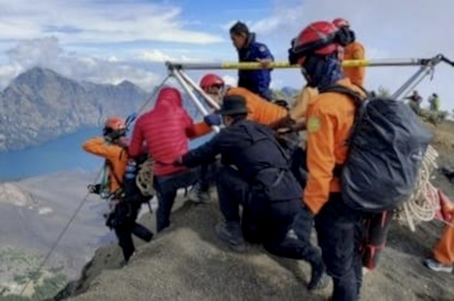 Usai Pencarian Selama Tiga Hari Pendaki Asal Brasil Ditemukan Meninggal Dunia di Rinjani