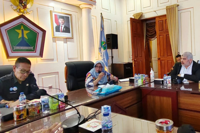 Wali Kota Malang menegaskan komitmen Pemkot Malang dalam mendukung kemerdekaan Palestina. (pro)