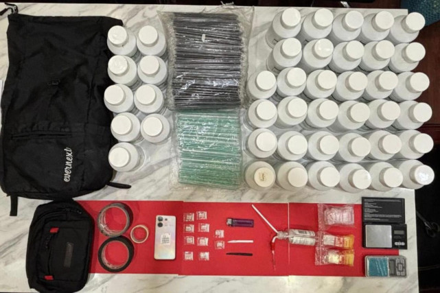 Barang bukti yang berhasil diamankan oleh petugas kepolisian dari tangan pelaku. (ist)  