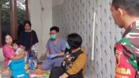 Babinsa Arjosari Dampingi Nakes, Pastikan Balita dapat Perlindungan dari Penyakit