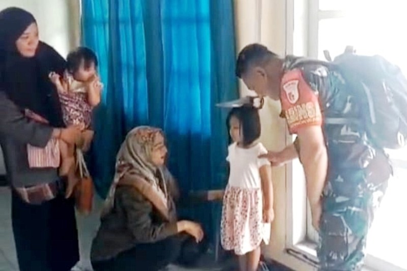 Babinsa Lowokwaru Dampingi Posyandu Balita