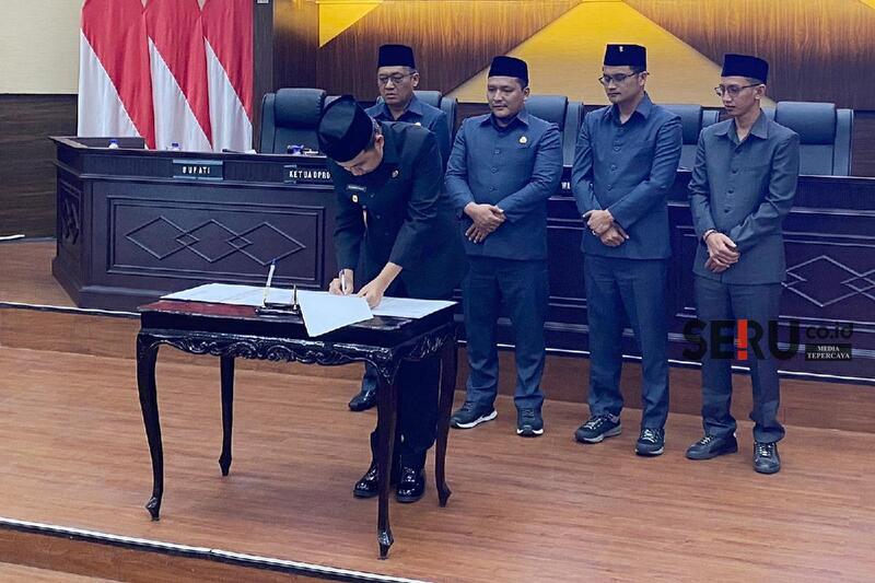 Bupati Jember bersama DPRD Tandatangani Nota Perubahan KUA-PPAS Tahun 2025