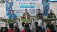 Dandim 0833 Kunjungi SD SMP SMK Yayasan Kartika Jaya Dukung Pendidikan Berkarakter