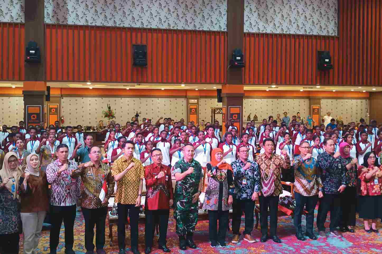 Jatim Terima 145 Siswa Papua Program ADEM, Gubernur Khofifah Dukung Peningkatan Kualitas SDM