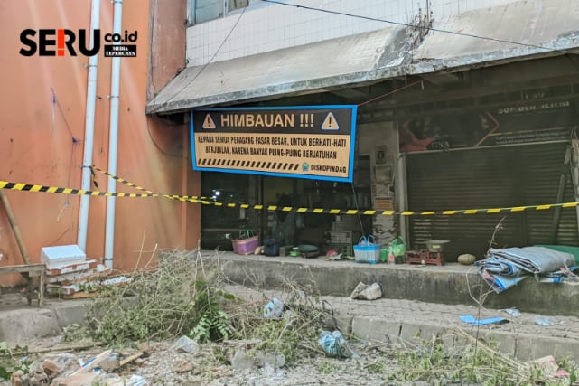 Pemkot Malang telah memasang imbauan di sekitar lokasi kejadian. (bas)