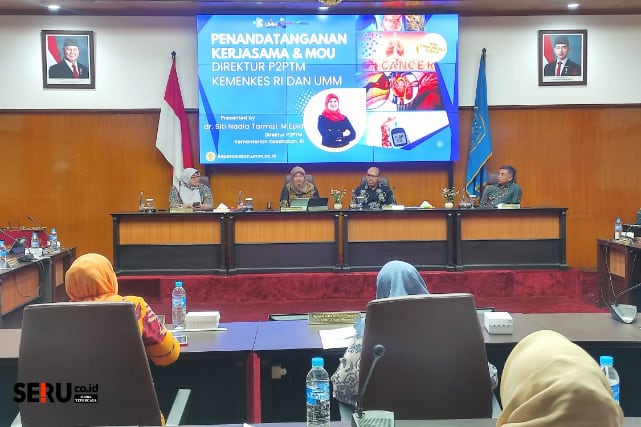 Pemaparan dari Direktur P2PTM tentang Kelas Unggulan Penyakit Tidak Menular atau COE NCD. (rhd)