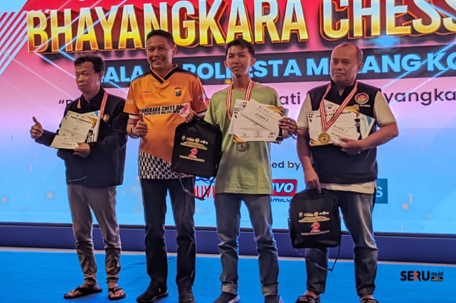 Wali Kota Malang Apresiasi Turnamen Catur Bhayangkara Chess Day Ajang Mengasah Kemampuan
