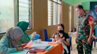 Babinsa Lowokwaru Dampingi Posyandu Balita Tunjungsekar
