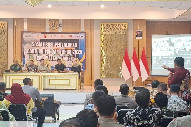 Bulog dan Pemkab Jember Sosialisasi Penyaluran Bantuan Pangan Nasional