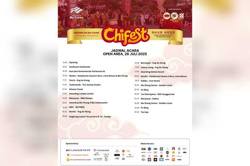 Rayakan Weekend Jelajahi Kekayaan Budaya Tionghoa di ChiFest 2025 Universitas Ma Chung