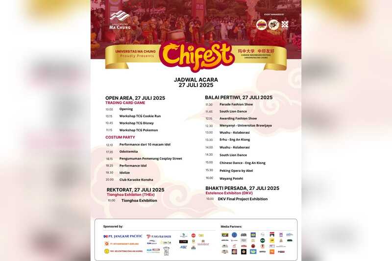 Rayakan Weekend Jelajahi Kekayaan Budaya Tionghoa di ChiFest 2025 Universitas Ma Chung