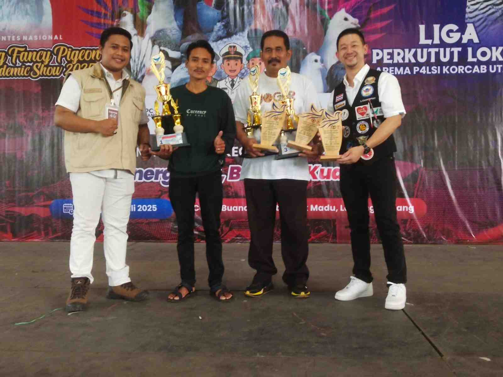 Kediri Kuasai BOB Merpati Hias Malang Fancy Pigeon Show 2025, Presiden IFPC Wacanakan Gelar Kapolres Cup