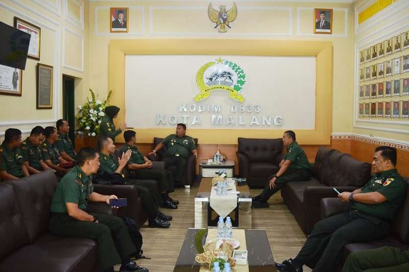Kodim 0833 Terima Kunjungan Tim Wasrik Pos Audit Itdam V/Brawijaya