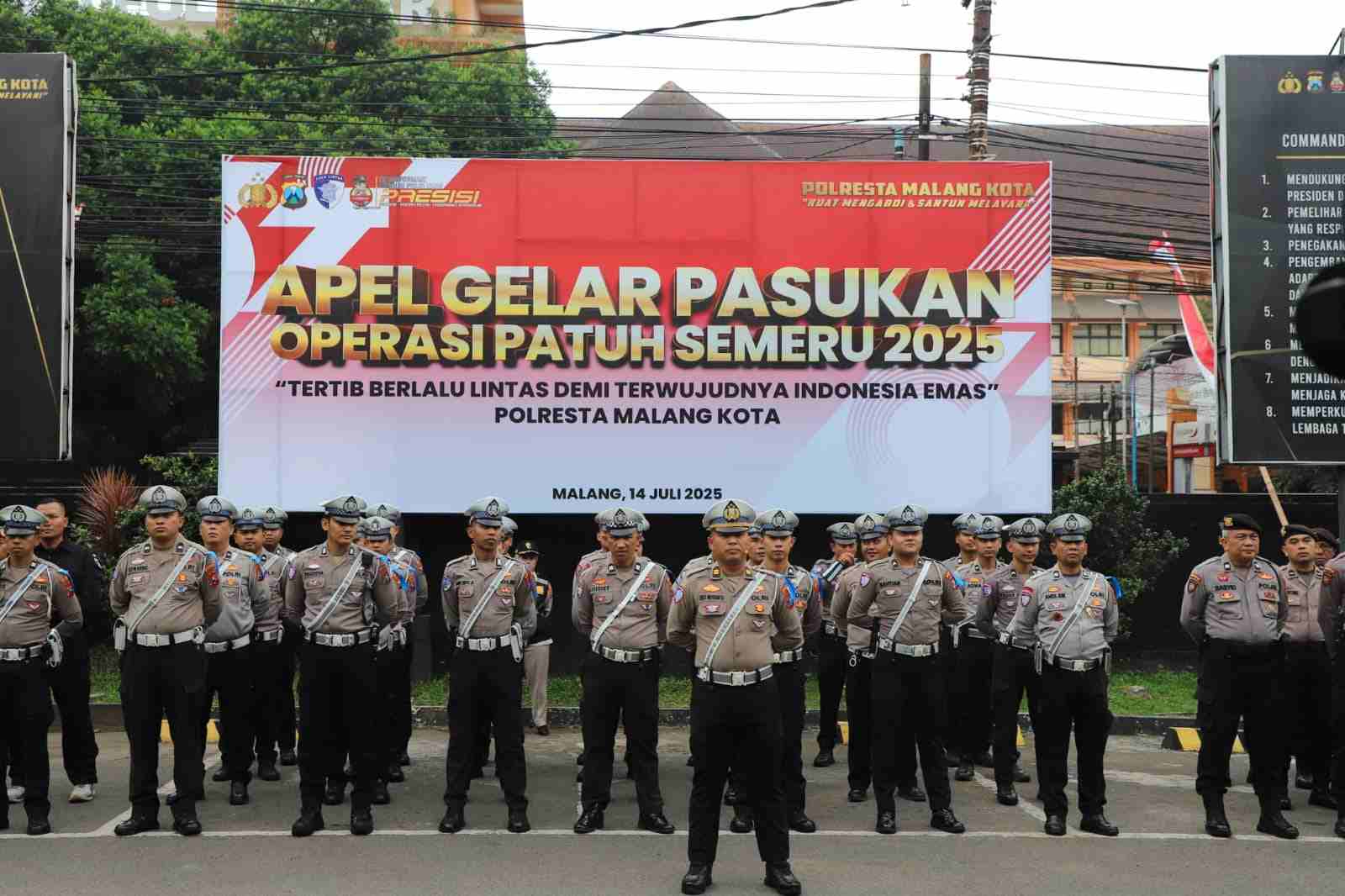 Operasi Patuh Semeru 2025, Polresta Malang Kota Sasar Knalpot Modifikasi hingga Kendaraan ODOL