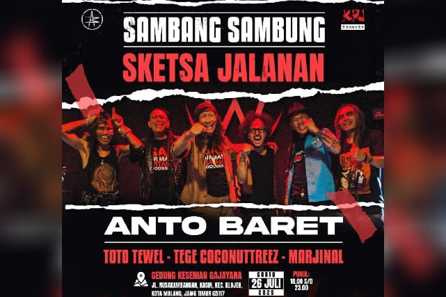 Konser Sambang Sambung Sketsa Jalanan Tampilkan Talenta Lokal dengan Karya Orisinal