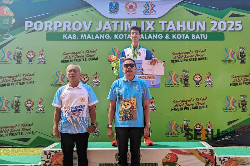 Baru Pertama Ikut Porprov Langsung Sabet Emas, Wali Kota Malang Apresiasi Atlet Lari 1500 Meter