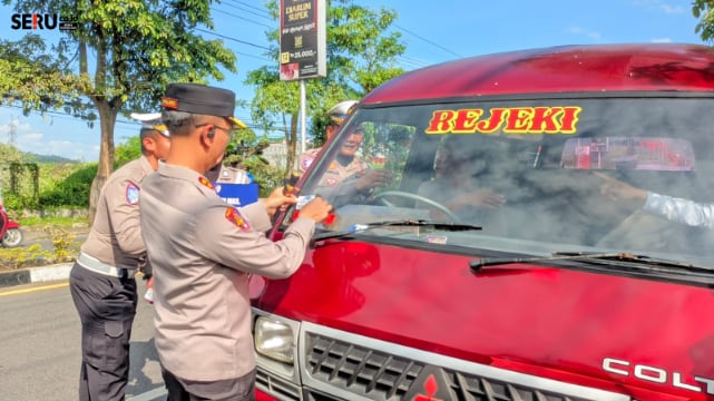 Kapolres Trenggalek Pimpin Pelaksanaan Ops Patuh Semeru 2025 Hari Kedua
