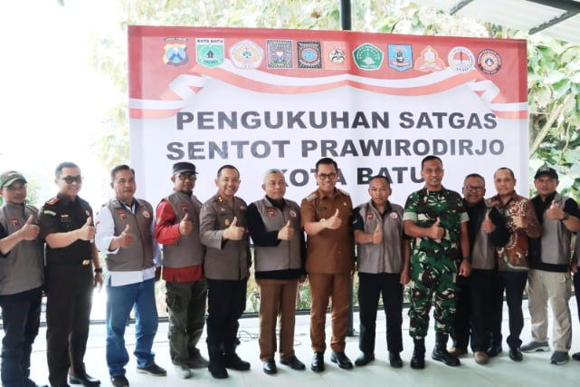 Perguruan Silat Kota Batu Deklarasi Damai bersama Polres Batu dan Forkopimda