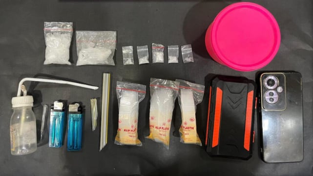 barang bukti sabu seberat 30,81 gram