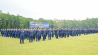 Upacara Peringatan ke-78 Hari Bakti TNI Angkatan Udara di Lanud Abdulrachman Saleh
