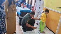 Babinsa Lowokwaru Dampingi Posyandu Balita Jatimulyo