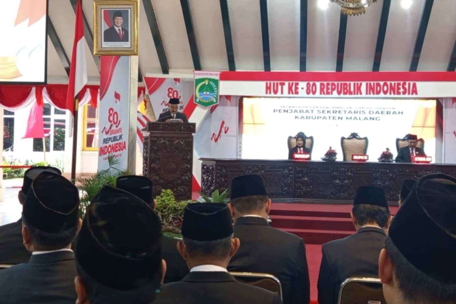 Tommie Herawanto Dilantik sebagai Pj Sekda Kabupaten Malang Gantikan Nurcahyo