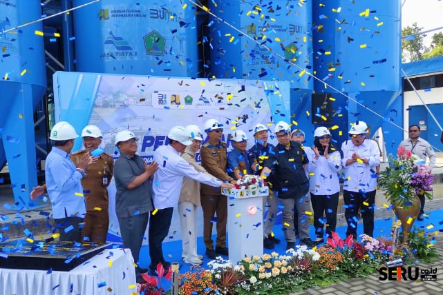 Perum Jasa Tirta 1 dan Pemkot Malang Resmikan SPAM Bango Kapasitas 200 lps