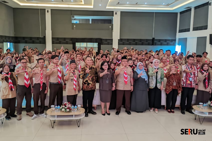 OJK Malang menggelar ToT cerdas finansial bagi para Pembina Pramuka di Kota Malang. (bas)