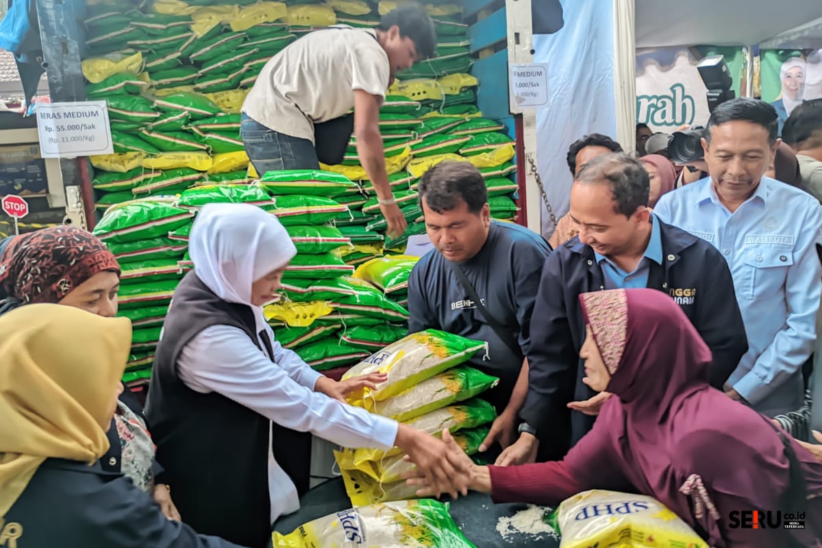 Pemprov Jatim Gencarkan Pasar Murah, Distribusi Beras SPHP Masih 6,17 Persen