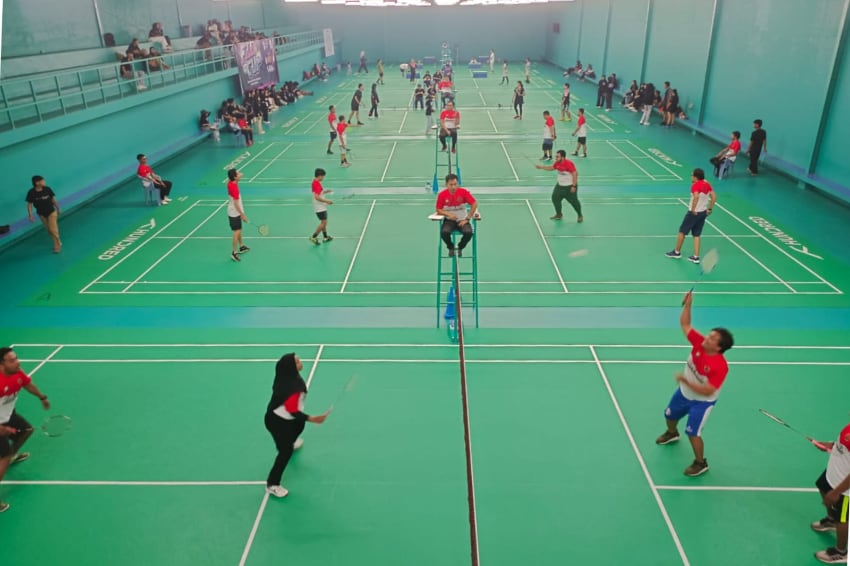 Foto saat pertandingan berlangsung. (ist)