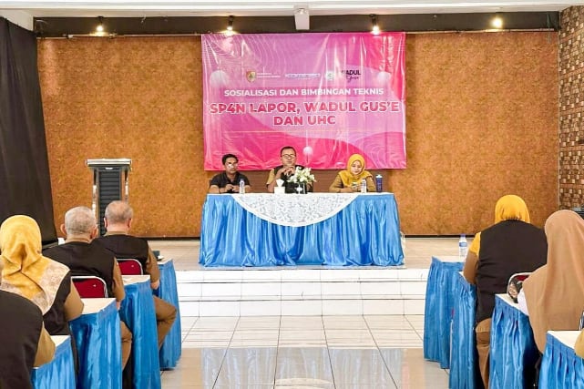 Diskominfo Jadikan UHC sebagai Sorotan Utama Sosialisasi Wadul Gus’e dan SP4N Lapor Jember