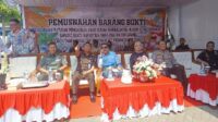Dandim 0833 Hadiri Pemusnahan Barang Bukti di Kejari Kota Malang