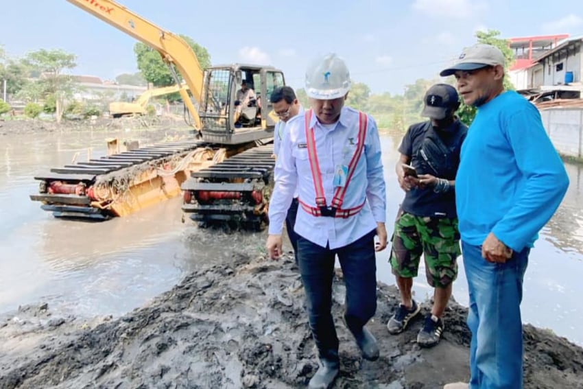 Tugu Tirta Keruk Sedimentasi Sungai Wendit Wujud Merawat Sumber Air