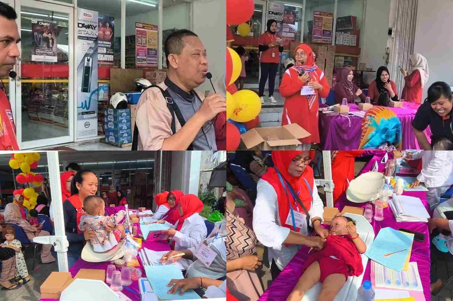 Peduli Stunting, Alfamart Malang Gelar Posyandu di Toko Alfamart Bumiayu Malang