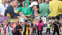 Olahraga Bersama Personel Polres Batu Meriahkan HUT ke-80 RI Berlangsung Seru!