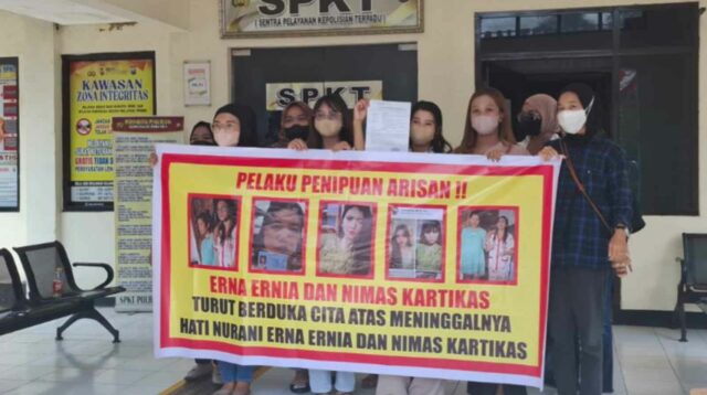 Merasa Ditipu dan Alami Kerugian Rp7 Miliar, Puluhan Member Arisan Online Bodong Lapor ke Polres Malang