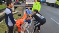 Laka Maut di Jalan Gotong Royong Kota Malang Tewaskan Seorang Pengendara Motor di TKP
