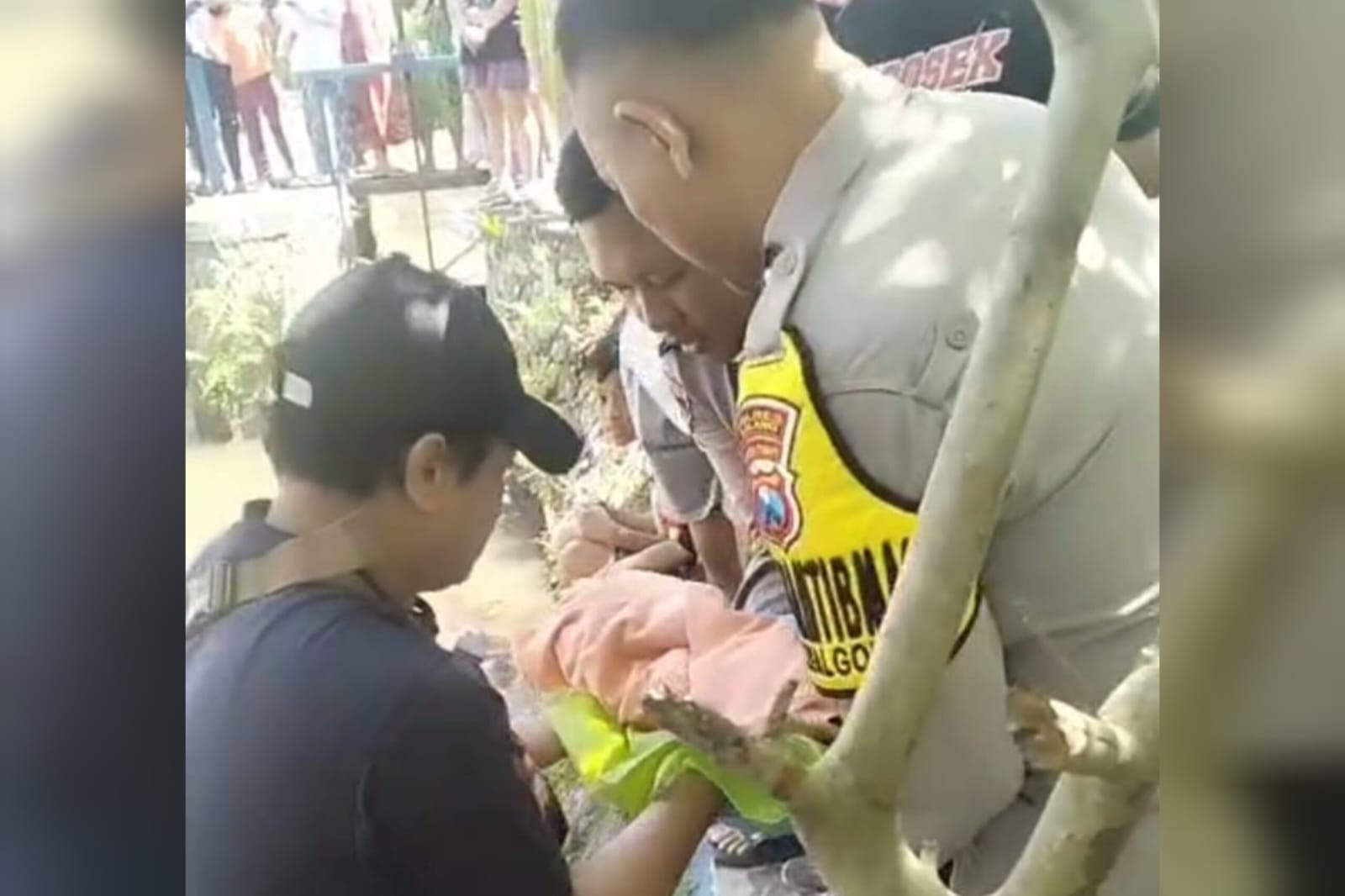 Mayat Bayi Laki-laki Ditemukan di Aliran Sungai Paron Karangploso