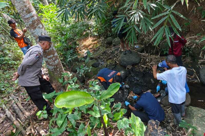 Mayat Laki-laki Ditemukan Hampir Jadi Kerangka di Aliran Sungai Desa Bangelan Wonosari