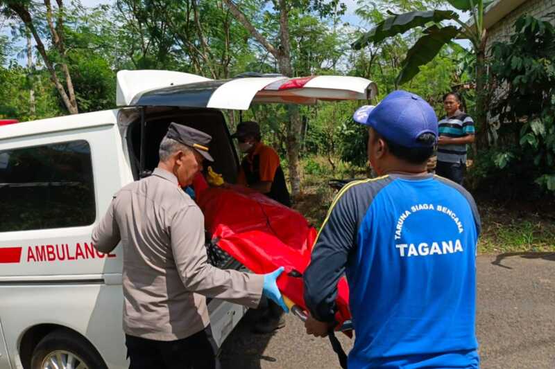 Mayat Laki-laki Ditemukan Hampir Jadi Kerangka di Aliran Sungai Desa Bangelan Wonosari