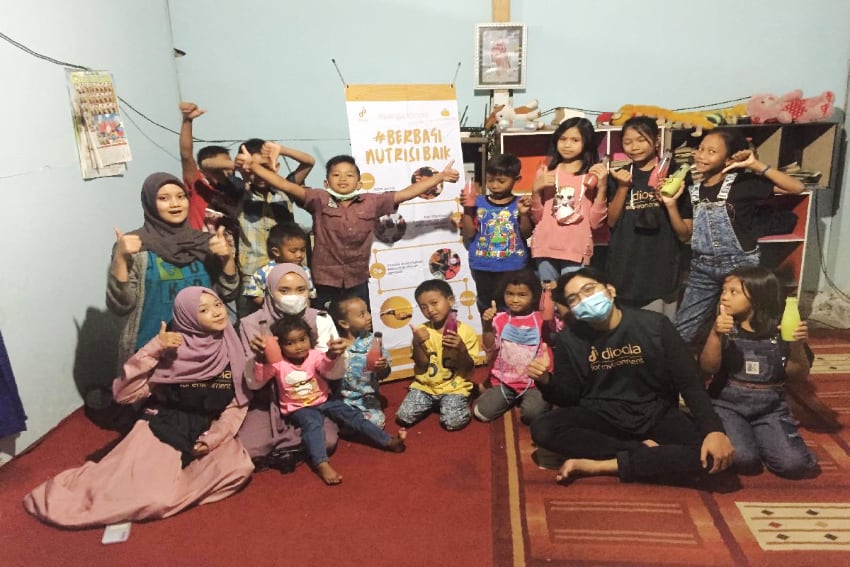 Memanfaatkan food loss dalam program Berbagi Nutrisi Baik untuk anak-anak panti. (Dioola for SERU.co.id)