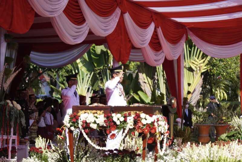 Upacara Pengibaran Bendera HUT ke-80 Kemerdekaan RI di Kota Batu Berlangsung Khidmat